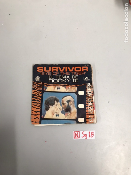 Discos de vinilo: SURVIVOR EL TEMA DE ROCKY III - Foto 1
