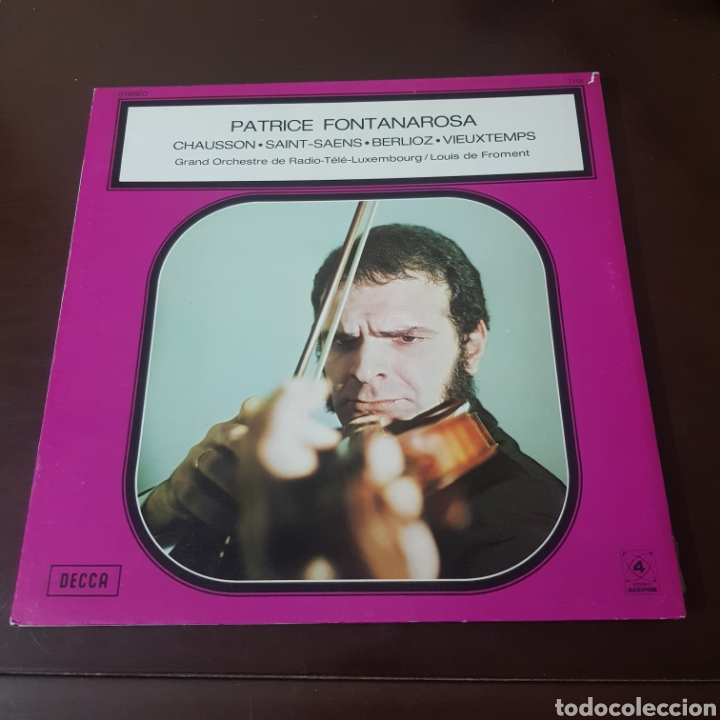 Discos de vinilo: PATRICE FONTANAROSA - VIOLIN - DECCA - Foto 1
