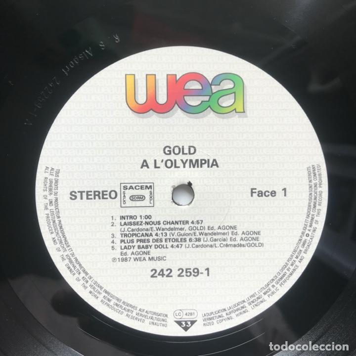 Discos de vinilo: Gold A LOlympia 1987 GAT - Foto 5