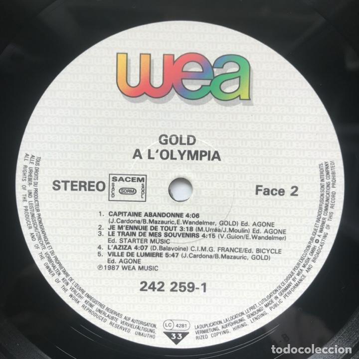 Discos de vinilo: Gold A LOlympia 1987 GAT - Foto 6