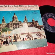 Discos de vinilo: LUISITA TENOR&GLOBETROTTERS/ANGELITA BAIDEZ/DADA Y MARISA +1 EP 1958 MEDITERRANEA ALGUERO BCN. Lote 196568570