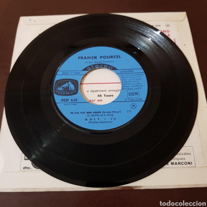 Discos de vinilo: FRANCK POURCEL - ET SON GRAND ORCHESTRE - Foto 3