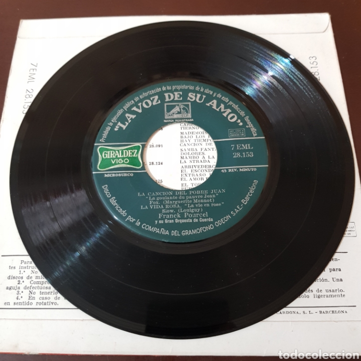 Discos de vinilo: FRANCK POURCEL Y SU ORQUESTA- AMOR BAILE Y VIOLINES - Foto 3