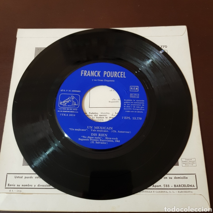 Discos de vinilo: FRANCK POURCEL Y SU GRAN ORQUESTA - Foto 3