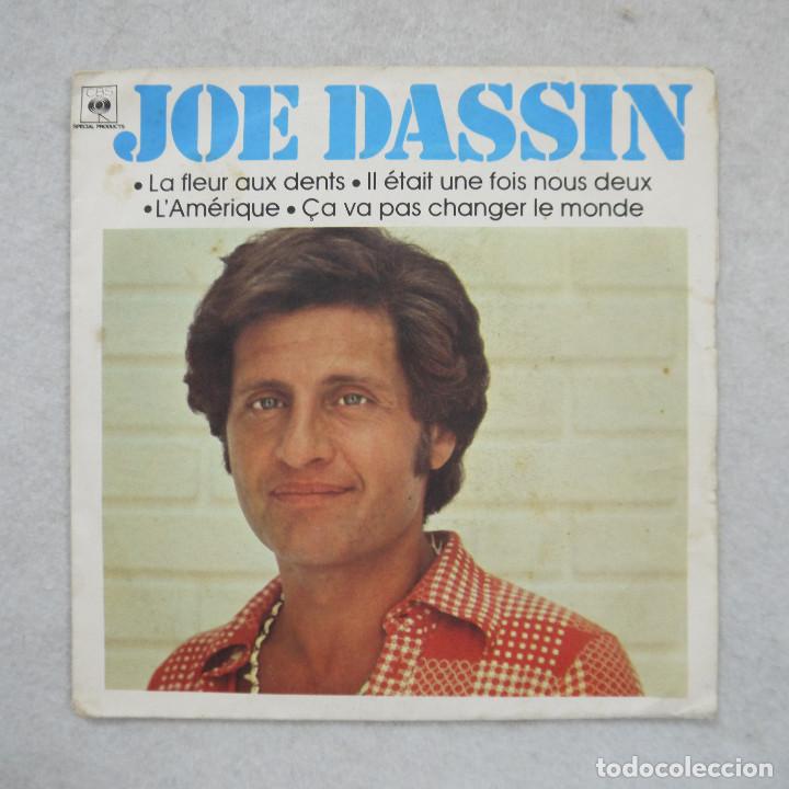Discos de vinilo: JOE DASSIN - LA FLEUR AUX DENTS - EP 1975 - Foto 1