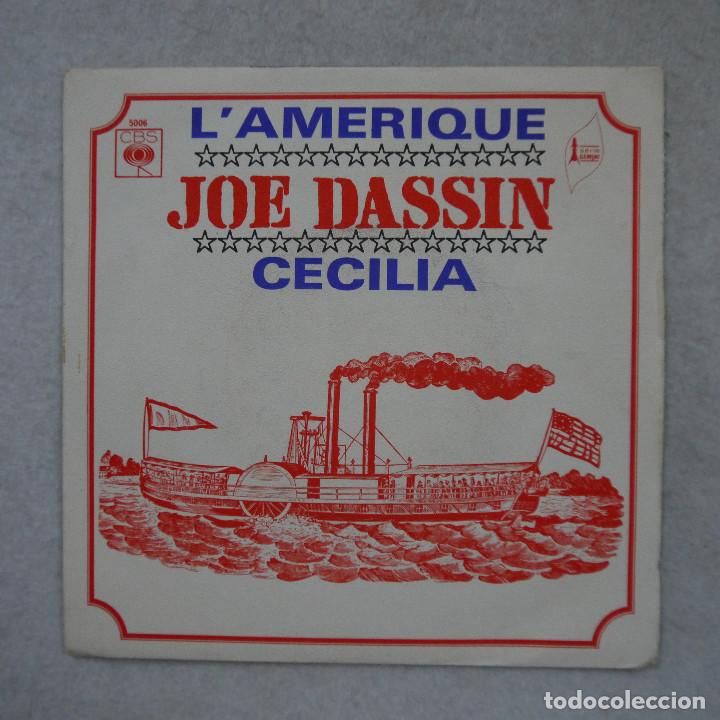 Discos de vinilo: JOE DASSIN - LAM&Eacute;RIQUE / C&Eacute;CILIA - SINGLE 1970 - Foto 1