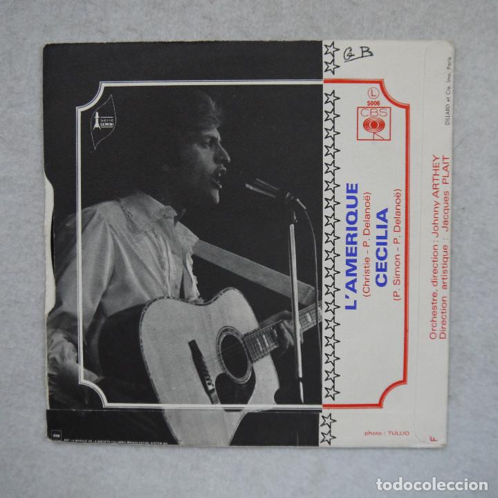 Discos de vinilo: JOE DASSIN - LAM&Eacute;RIQUE / C&Eacute;CILIA - SINGLE 1970 - Foto 2