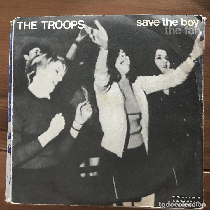 Discos de vinilo: TROOPS - SAVE THE BOY - SINGLE AURA SPAIN 1979 - Foto 1