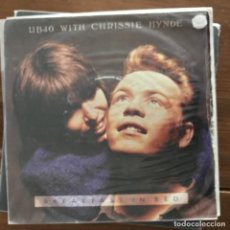 Dischi in vinile: UB40 & CHRISSIE HYNDE - BREAKFAST IN BED - SINGLE DEP UK 1988