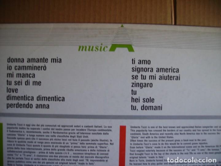Discos de vinilo: UMBERTO TOZZI ---- TI AMO - Foto 2