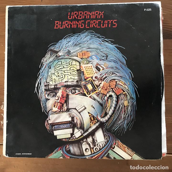 Dischi in vinile: URBANIAX - BURNING CIRCUITS - SINGLE CFE SPAIN 1985 - PROMO UNA CARA