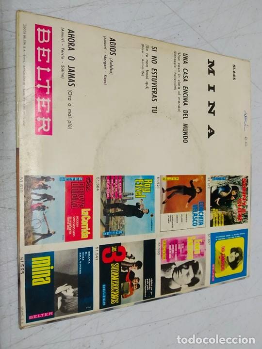 Discos de vinilo: Mina ---Ahora O Jamas ---EPS - Foto 2