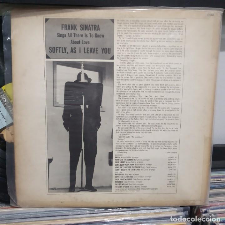 Discos de vinilo: FRANK SINATRA SOFTLY AS I LEAVE YOU - Foto 2