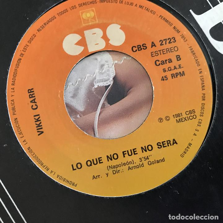 Discos de vinilo: VIKKI CARR - TOTAL - SINGLE CBS SPAIN 1981 - Foto 1