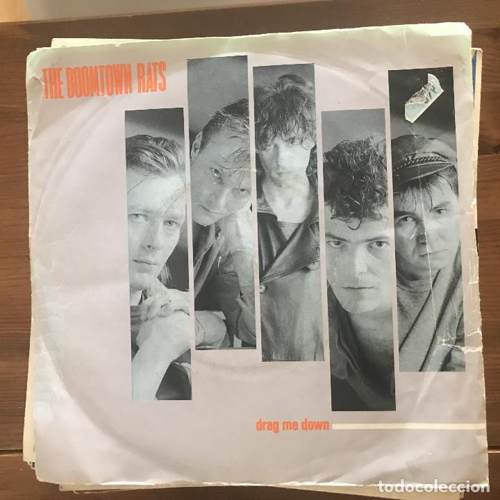 Discos de vinilo: BOOMTOWN RATS - DRAG ME DOWN / AN ICICLE IN THE SUN - SINGLE MERCURY UK 1984