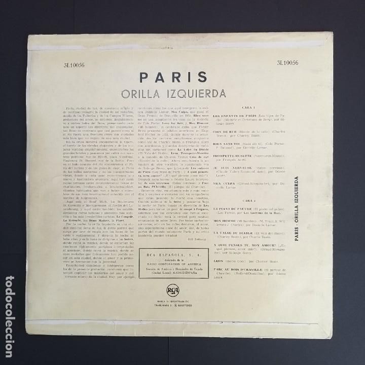 Discos de vinilo: PARIS ORILLA IZQUIERDA -EP- DANIELLE LAMAR, ANDR&Eacute; GRASSI... - Foto 2