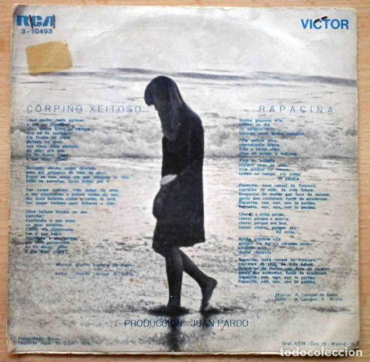 Discos de vinilo: Andres do Barro - Corpi&ntilde;o Xeitoso / Rapaci&ntilde;a - Foto 2