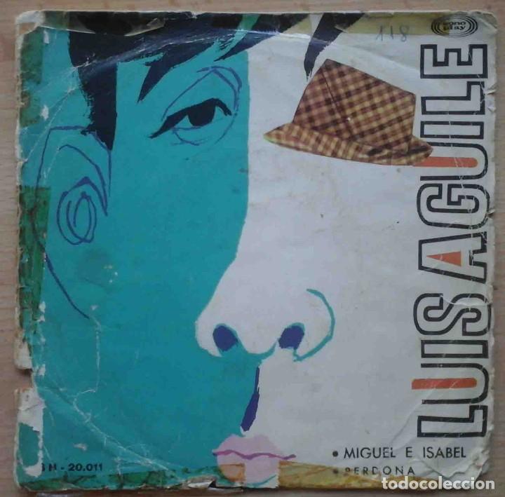 Discos de vinilo: Luis Aguil&eacute; - Miguel e Isabel / Perdona - Sono Play 1966. - Foto 1