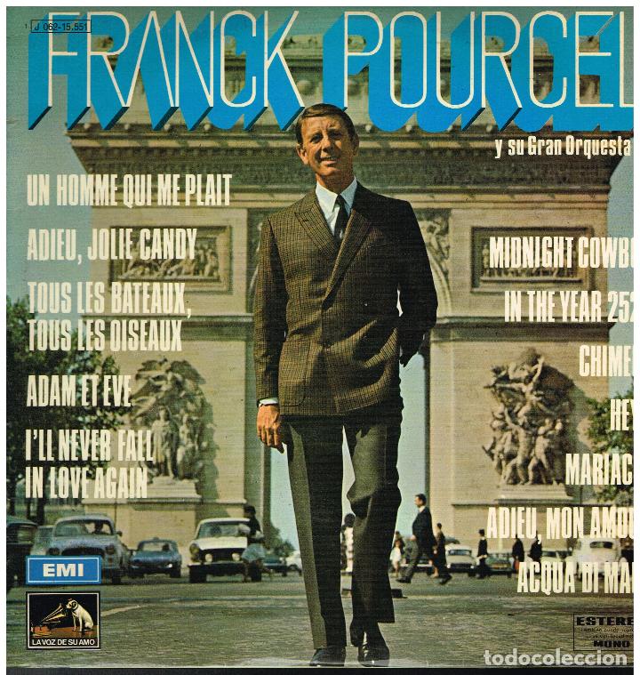 Discos de vinilo: FRANCK POURCEL - AMOR, BAILE Y VIOLINES 8 - LP 1969 - Foto 1