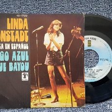 Discos de vinilo: LINDA RONSTADT - LAGO AZUL / LO SIENTO MI VIDA. EDITADO POR HISPAVOX. AÑO 1.977