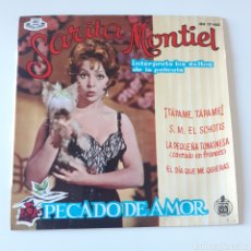Discos de vinilo: SARITA MONTIEL INTERPRETA LOS ÉXITOS DE PECADO DE AMOR. HISPAVOX ‎– HH 17-165 ESPAÑA. 1961