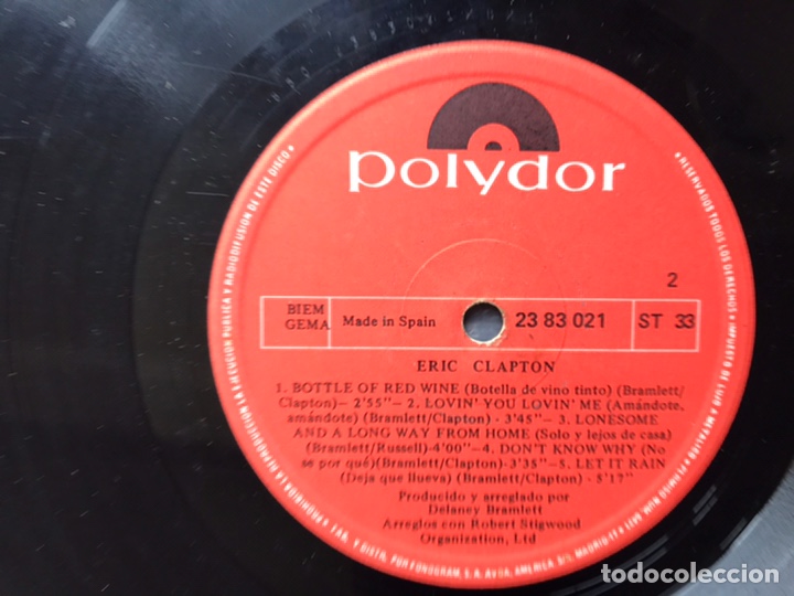 Discos de vinilo: Eric Clapton - Foto 6