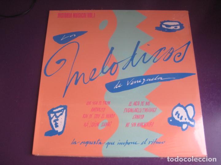 Disques de vinyle: Los Mel&oacute;dicos DE VENEZUELA LP MANZANA 1989 PRECINTADO Historia Musical Vol 1 - LATIN MERENGUE CARIBE