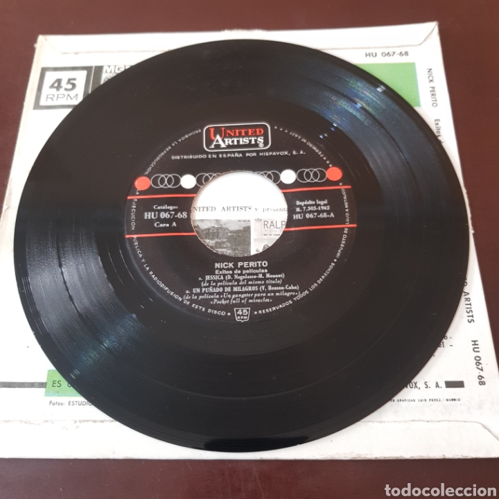 Discos de vinilo: EXITOS DE PELICULAS - NICK PERITO Y SU ORQUESTA - Foto 4