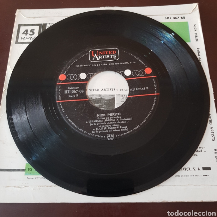 Discos de vinilo: EXITOS DE PELICULAS - NICK PERITO Y SU ORQUESTA - Foto 5