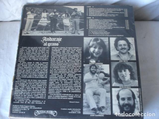 Discos de vinilo: Andaraje    Al Grano - Foto 2