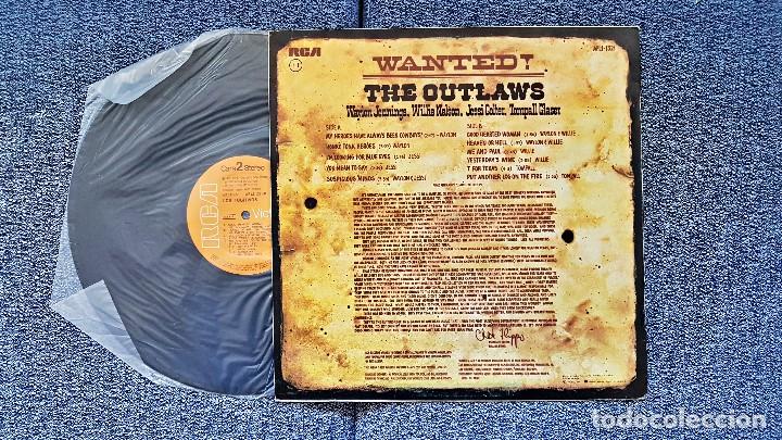 Discos de vinilo: Waylon Jennings-Willie Nelson-Jessi Colter-Tompal Glaser (The Outlaws) Editado por RCA. año 1.976. - Foto 2 - 197120195