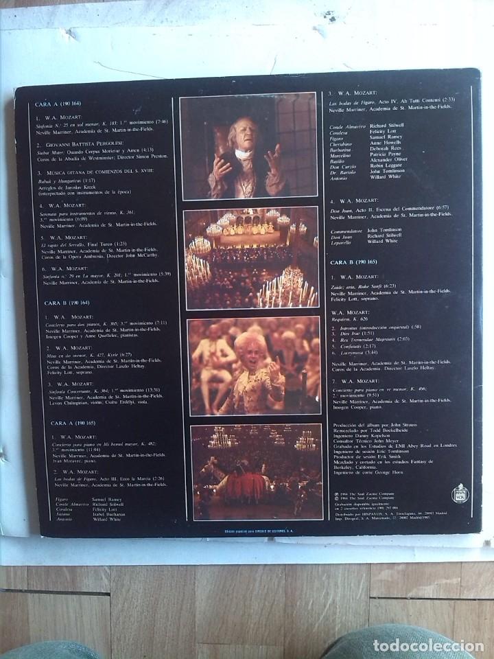 Discos de vinilo: AMADEUS - BSO 2 LPS - Foto 3
