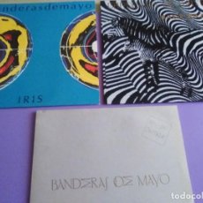 Discos de vinilo: LOTE 3 LPS ORIGINALES DESCATALOGADOS. BANDERAS DE MAYO.MALA RAZA/IRIS Y EDICION LIMITADA.