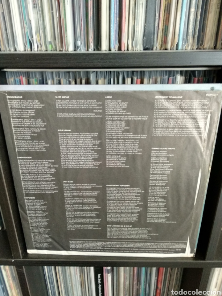Discos de vinilo: GEORGES MOUSTAKI, 1984 POLYDOR ESPA&Ntilde;A - Foto 3