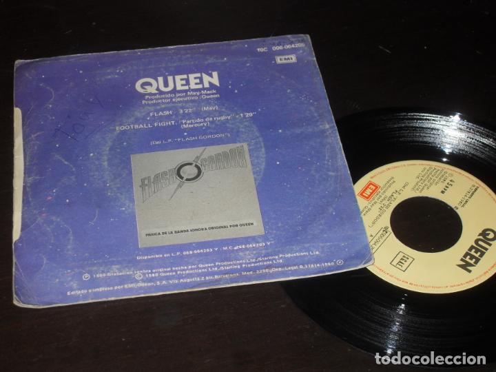 Discos de vinilo: QUEEN SINGLE FLASH. MADE IN SPAIN. 1980 - Foto 2