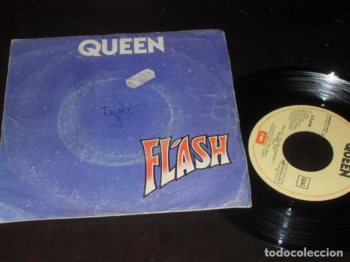 Discos de vinilo: QUEEN SINGLE FLASH. MADE IN SPAIN. 1980 - Foto 1