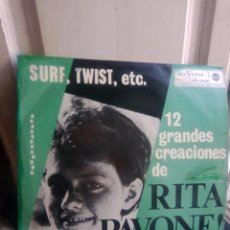 Discos de vinilo: RITA PAVONE -12 GRANDES CREACIONES EDITADO POR RCA 1964 MADE IN SPAIN . Lote 197166071