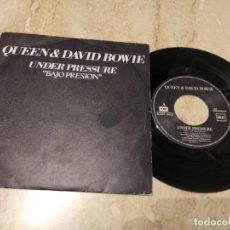Discos de vinilo: QUEEN & DAVID BOWIE- UNDER PRESSURE -1981- EDICION ESPAÑOLA -10C 006-064626
