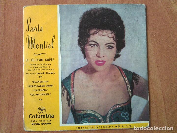 Discos de vinilo: SARA MONTIEL . EL &Uacute;LTIMO CUPLE - Foto 1