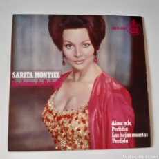 Discos de vinilo: SARITA MONTIEL, LA DAMA DE BEIRUT. HISPAVOX HH 17-346. ESPAÑA 1965. ALMA MIA / PERFIDIA / PERDIDA