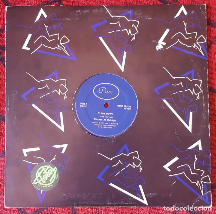 Discos de vinilo: THIRTEEN AT MIDNIGHT ** Climb Down ** MAXI SINGLE VINILO ORIGINAL 1982 UK - Foto 1