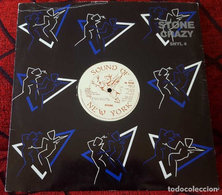 Discos de vinilo: STONE ** Crazy ** MAXI SINGLE VINILO ORIGINAL 1983 UK - Foto 1