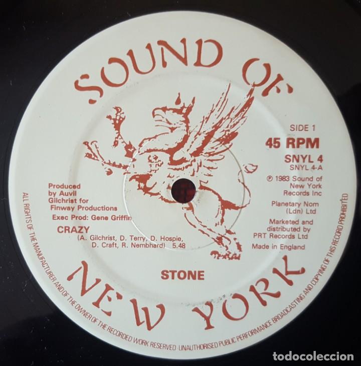 Discos de vinilo: STONE ** Crazy ** MAXI SINGLE VINILO ORIGINAL 1983 UK - Foto 3