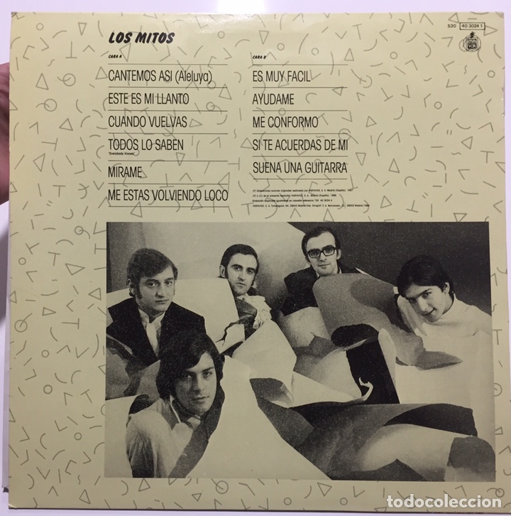 Discos de vinilo: LOS MITOS - LP - Foto 2
