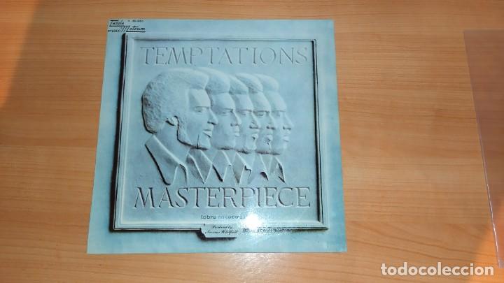 Discos de vinilo: Temptations, Master Piece, Edicion de 1973 de Espa&ntilde;a - Foto 2
