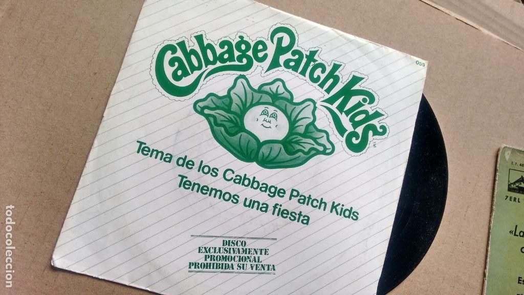 Discos de vinilo: SINGLE  ( VINILO) -PROMOCION-  DE  CABBAGE PATCH KIDS A&Ntilde;OS 80 - Foto 1