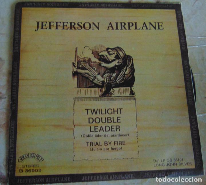 Discos de vinilo: Jefferson Airplane &ndash; Twilight Double Leader - SINGLE 1973 - Foto 1