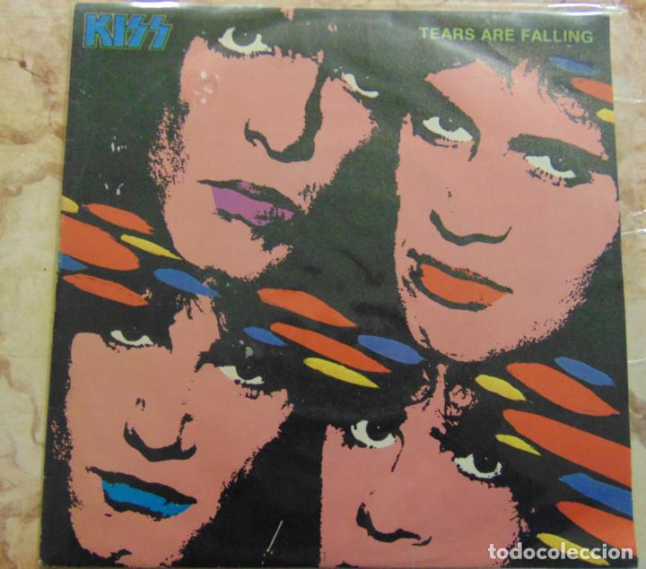 Discos de vinilo: Kiss&lrm;&ndash; Tears Are Falling - SINGLE 1985 - Foto 1