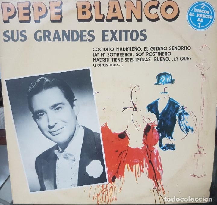 Discos de vinilo: Pepe Blanco sus Grandes &Eacute;xitos - 2 Discos - Emi Ode&oacute;n - Espa&ntilde;a - 1982 - Foto 1