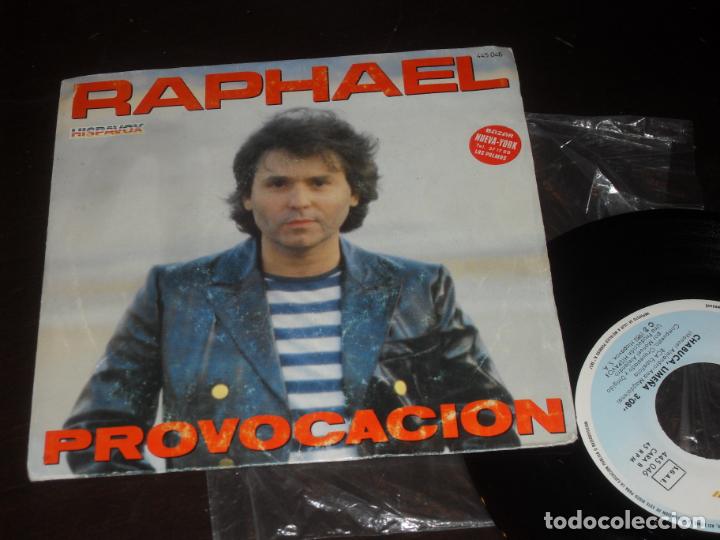 Discos de vinilo: RAPHAEL SINGLE PROVOCACI&Oacute;N. MADE IN SPAIN 1983 - Foto 1